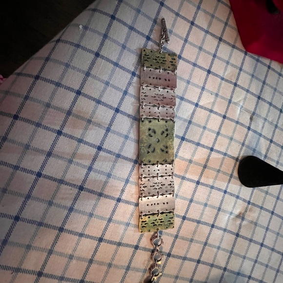 Silpada SS Brass Neclace, Earrings , Bracelet - Picture 7 of 9